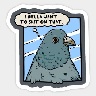 Pigeons Sticker